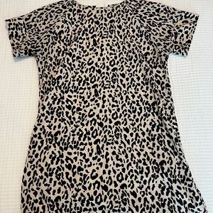 Leopard Print Women's Mini Dress